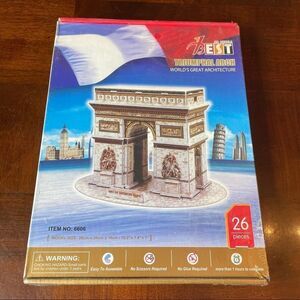 Triumphal Arch France 3D Puzzle New Sealed